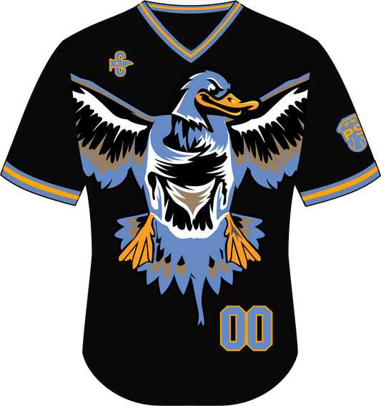 Fun V-Neck River Ducks Game Jersey